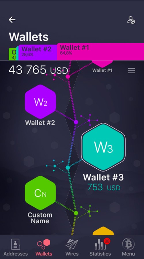 Cryptocarrency wallet screenshot 3