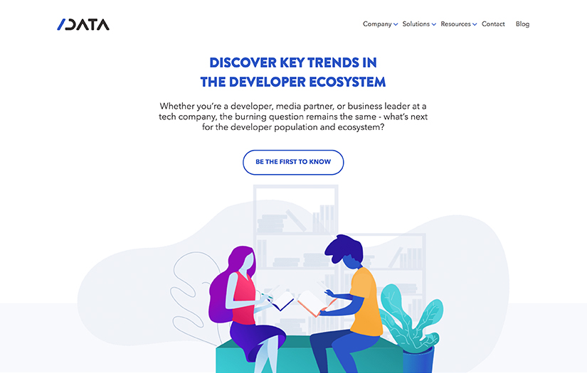 Analyst Website screenshot 1