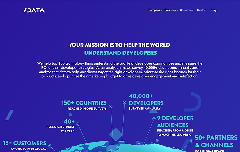 Analyst Website screenshot 3