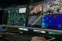 Drone Video Surveillance Leveraged by Live Streaming to Desktops
