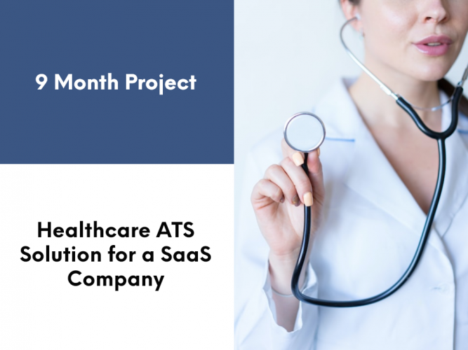 Healthcare ATS Solution for a SaaS Company screenshot 1