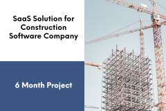 SaaS Solution for Construction Software Company