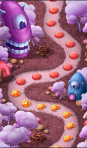 2D art for MONSTER SWEETS screenshot 1