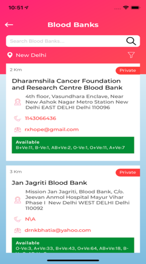 RaktDaan App screenshot 2