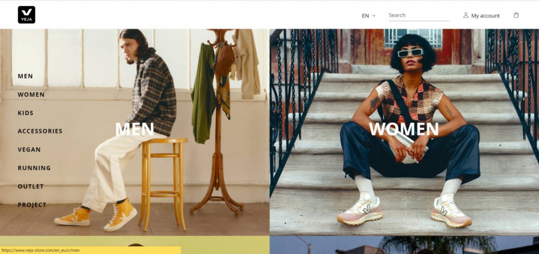 Online Destination of Stylish Shoes for Veja Store screenshot 1
