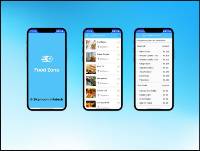 Food delivery app screenshot 2