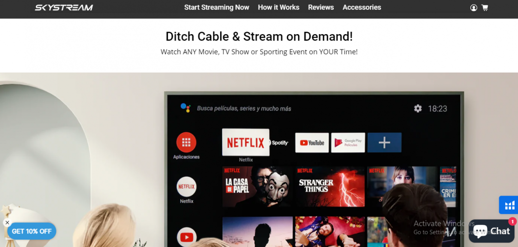 Skystreamx screenshot 1