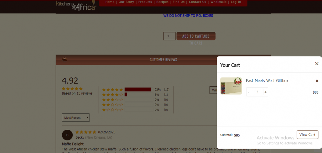 kitchens of africa screenshot 2