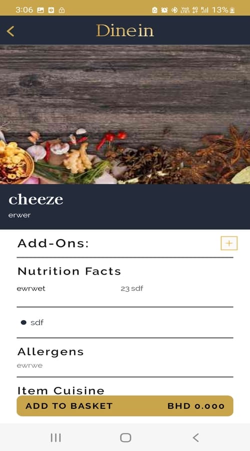 Dine in - Food Delivery App screenshot 4