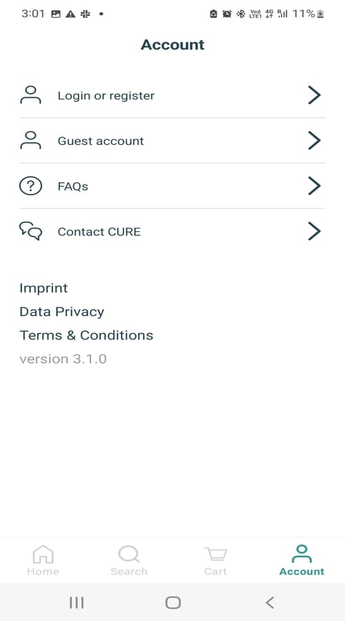 Cure - Pharmacy Delivery App screenshot 1