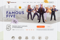 LANDING PAGE FOR CRYPTO TOKEN SALE