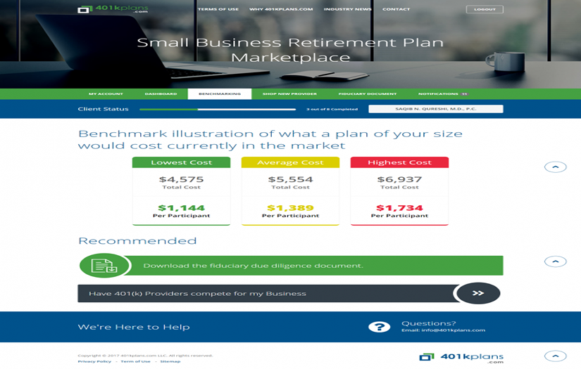 401kplans.com screenshot 2