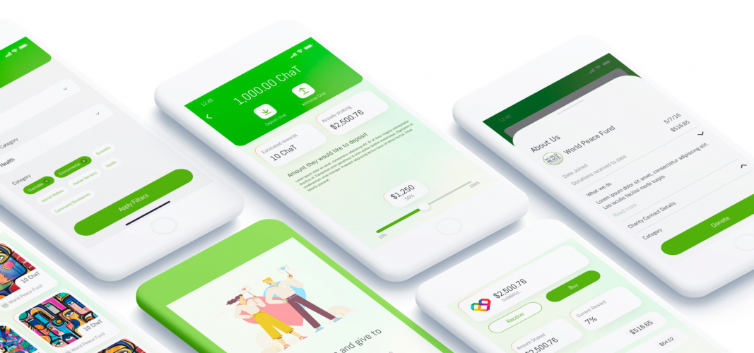 Mobile app for charity screenshot 1