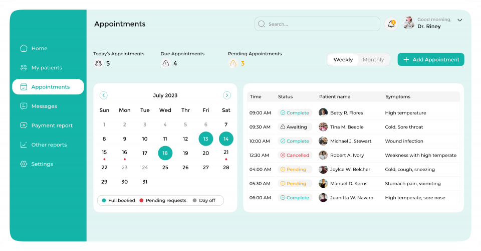  Implementation of telemedicine application screenshot 2