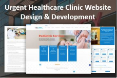 Urgent Healthcare Clinic Website Design and Development 