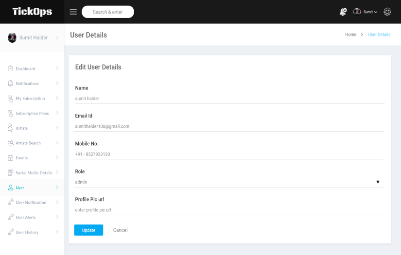 Event Search Platform screenshot 3