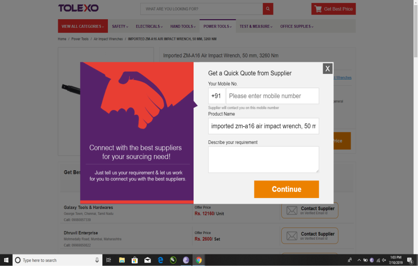 B2B platform/E-Commerce screenshot 6