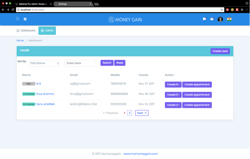 Wealth management software screenshot 3
