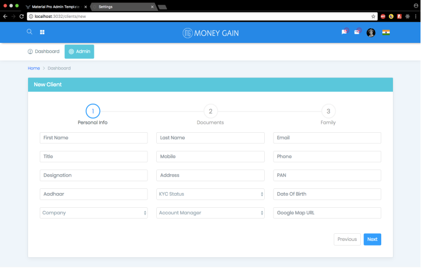 Wealth management software screenshot 4