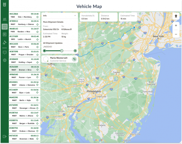 Optimizing logistics: software for better communication & safety screenshot 1