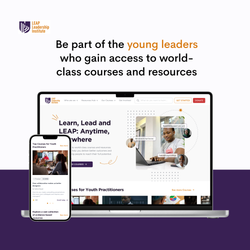 e-Learning Responsive Web Application - LEAP Africa Project screenshot 2