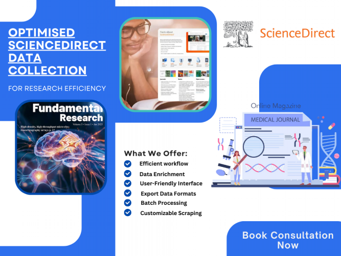 How We Helped Researchers Simplify Data Collection from ScienceDirect screenshot 1