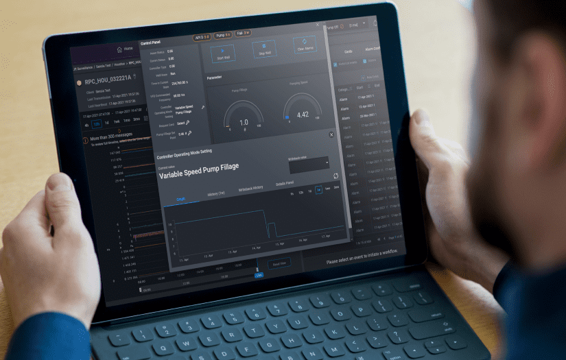 Web solution for monitoring oil & gas equipmеnt screenshot 1