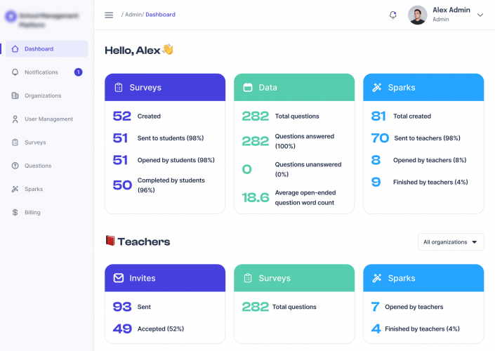 School Management Platform screenshot 2