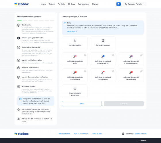 Stobox - Tokenization Service screenshot 4