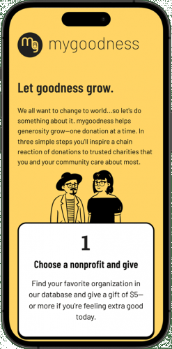 MyGoodness screenshot 2