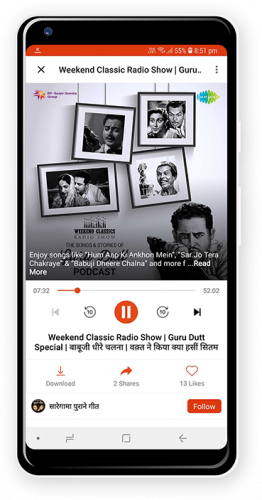 Kukufm - Audiobooks, Podcasts, News Listening Mobile App Development screenshot 4