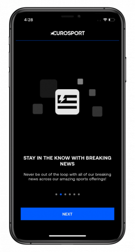Eurosport | Sports News iOS Mobile App Development screenshot 3
