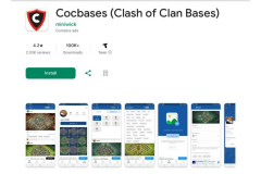 Cocbases (Clash of Clan bases) Mobile App with the Admin Panel Web App