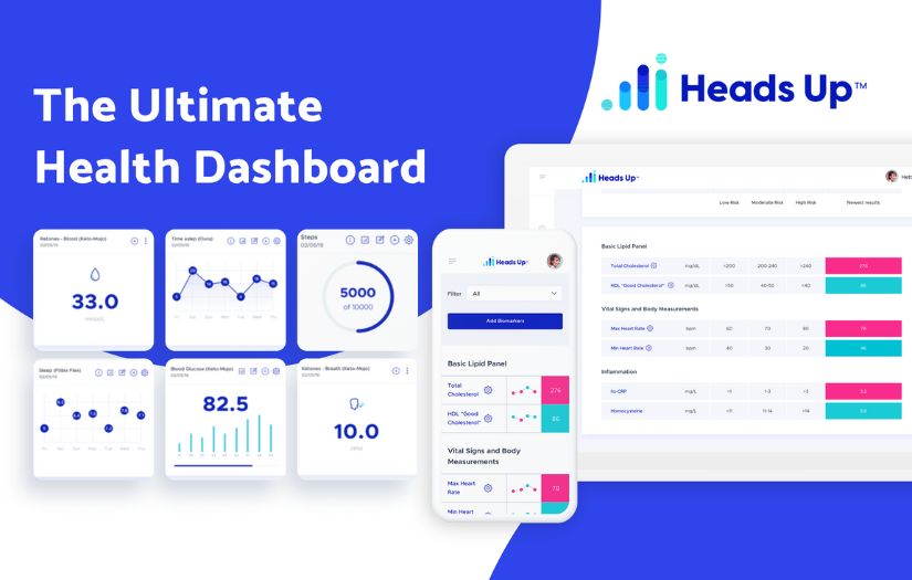 Heads Up - Health Tracking App screenshot 1
