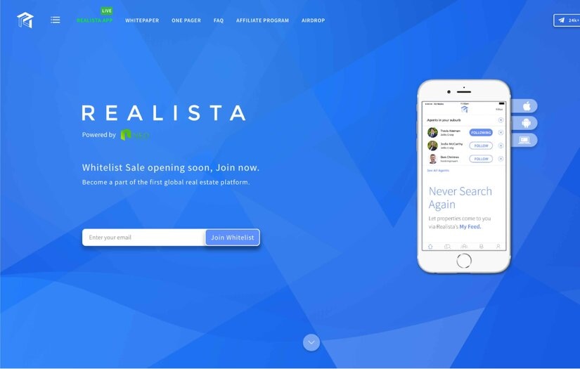 ICO development based in NEO platform screenshot 1