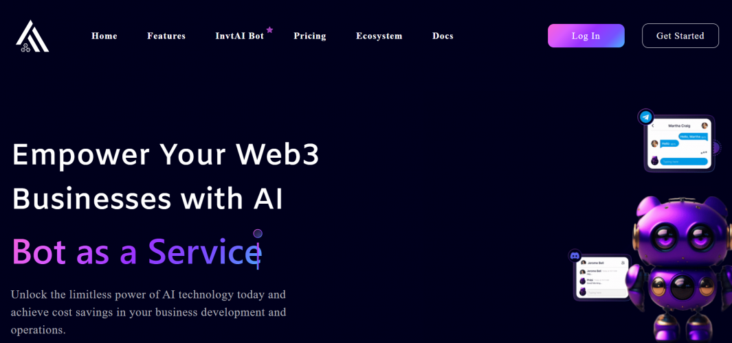 InvtAI: 24/7 Managed Services & Security Solutions screenshot 1