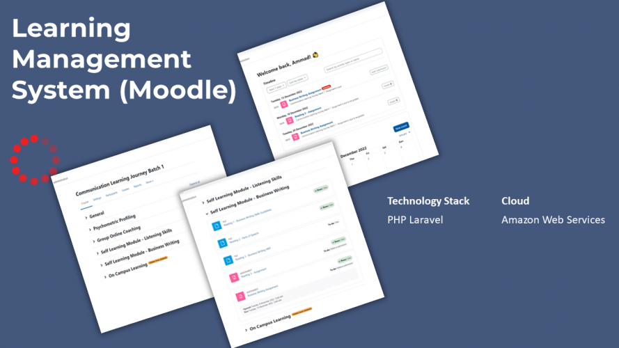 Learning Management System screenshot 1