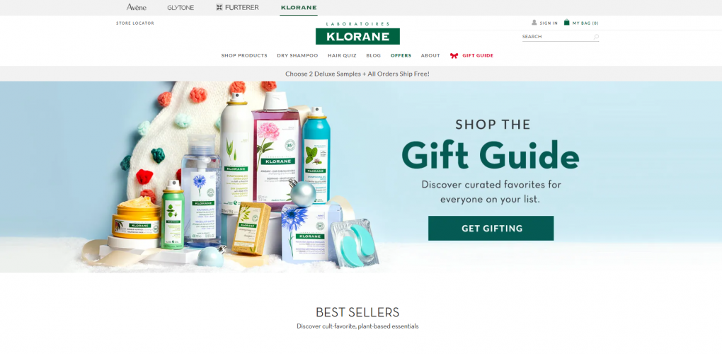 Klorane USA - Magento 2 Store Development screenshot 2