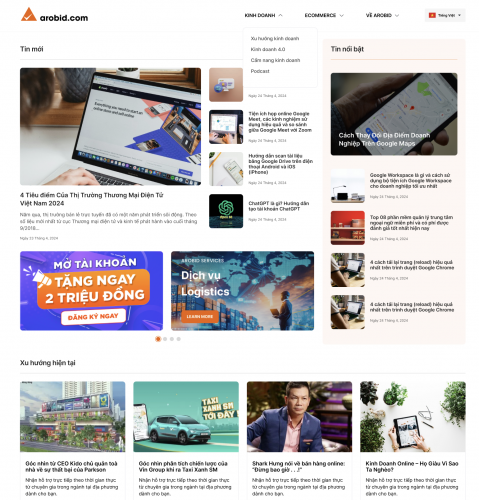 Arobid CMS screenshot 3