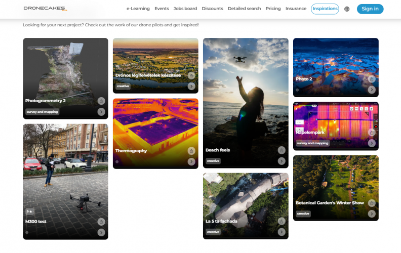 Dronecakes drone pilot app development screenshot 2