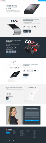 XBody company group presenting website screenshot 1