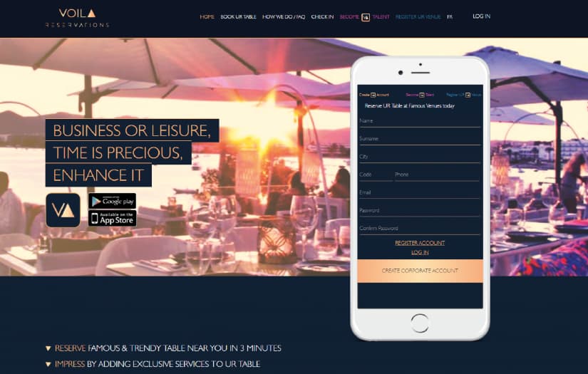 Voila Reservations screenshot 1