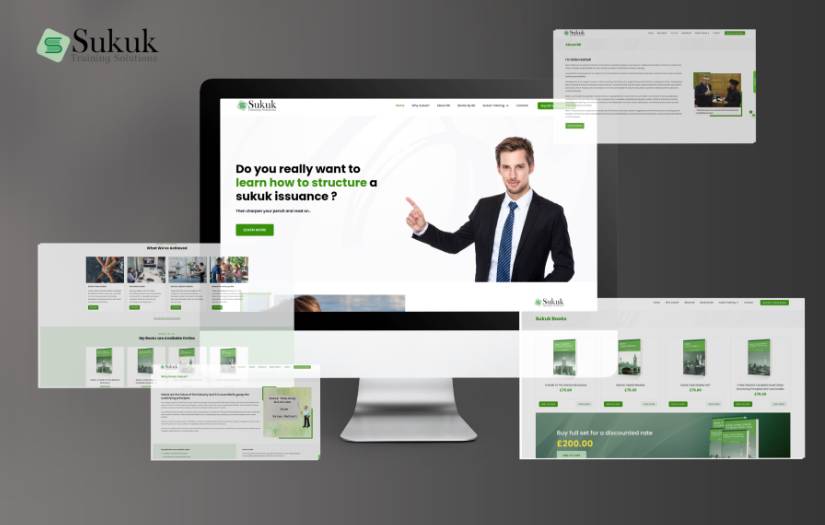 Sukuktraining.co.uk - WooCommerce Development screenshot 1
