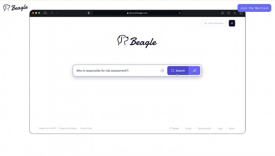 Beagle — Human-level-intelligence e–discovery screenshot 2
