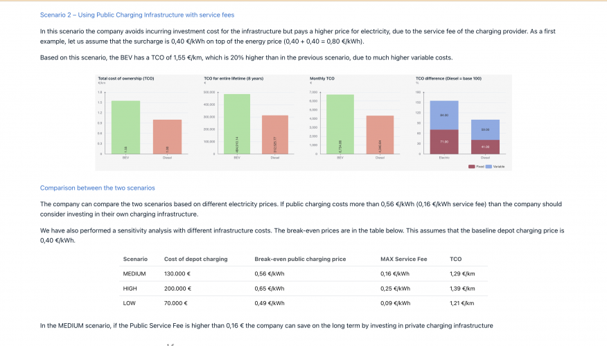 Logibat — Sustainability calculator screenshot 2