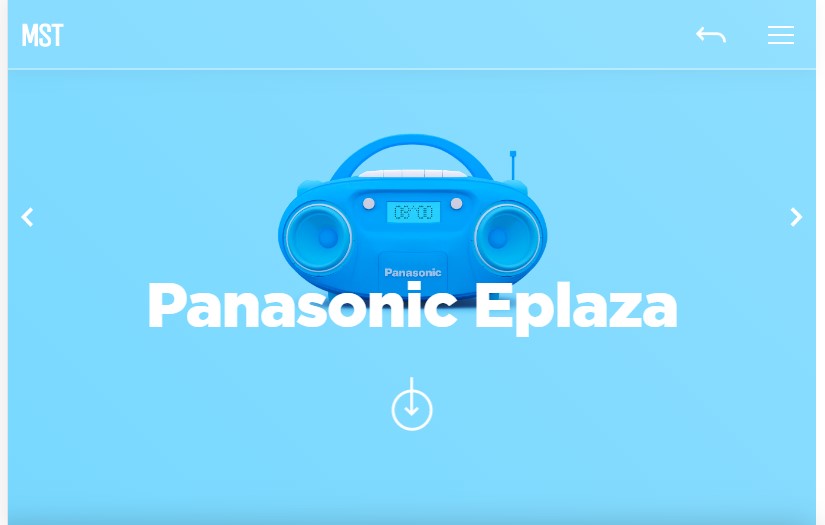 Panasonic Eplaza - Development of a modern, fast and effective online-store. screenshot 1