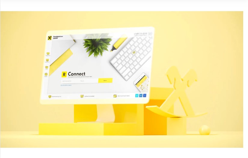 Raiffeisen Bank The design layouts development based on the existing corporate style for Raiffeisen online bank. screenshot 1