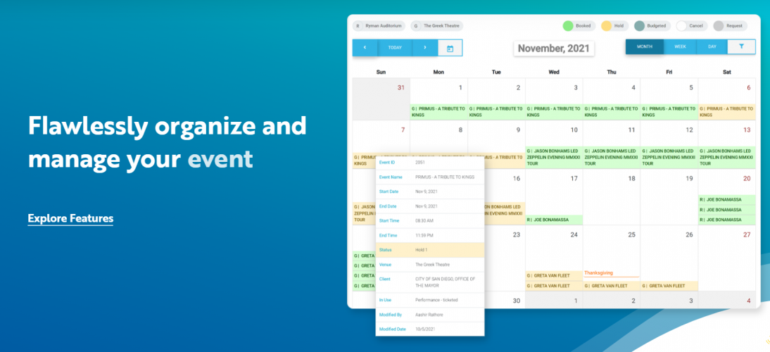 Venuearc screenshot 1