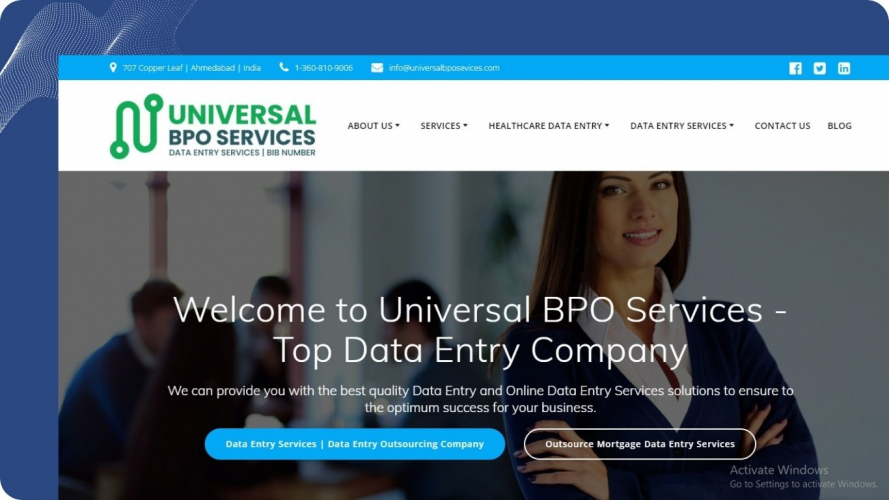 Universal BPO Services screenshot 1
