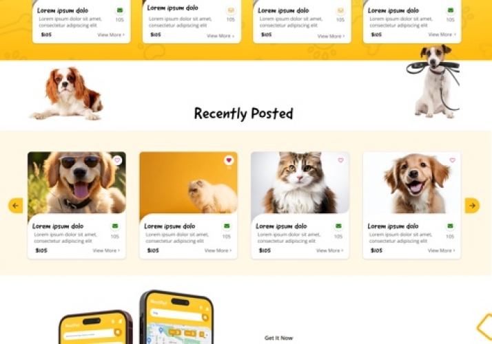 Next Pet (Web & Mobile App) screenshot 1